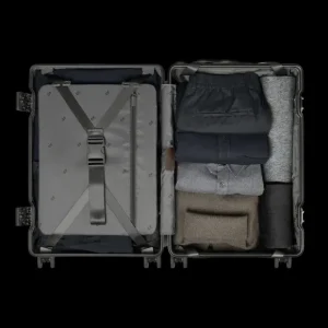 Carl Friedrik Weekend Bags | Polycarbonate Chocolate Leather Carry-On Pro