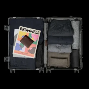 Carl Friedrik Weekend Bags | Polycarbonate Chocolate Leather Carry-On Pro