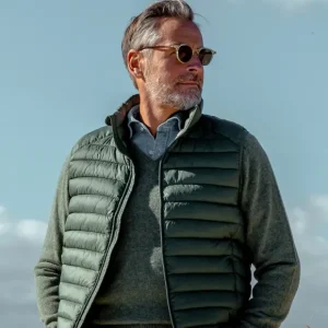 Save The Duck Outerwear | Racing Green Technical Down Adam Nylon Gilet