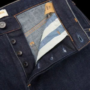 Tela Genova Jeans | Raw Blue Cotton Selvedge Jeans