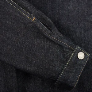 Tela Genova Coats & Jackets | Raw Blue Cotton Selvedge Denim Jacket