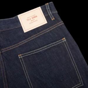 Tela Genova Jeans | Raw Blue Cotton Selvedge Jeans
