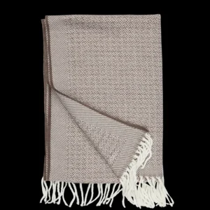 Gierre Milano Scarves | Taupe Brown Double-Sided Wool Scarf