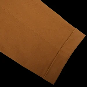 Tela Genova Trousers | Tobacco Brown Cotton Stretch Chinos