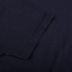 Fedeli T-Shirts | Washed Blue Organic Cotton Jersey T-Shirt