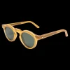 The Bespoke Dudes Sunglasses | Welt Yellow With Bottle Green Lenses 46Mm