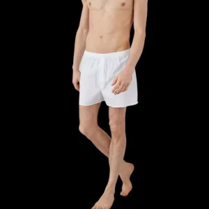 Sunspel Underwear | White Cotton Boxer Shorts