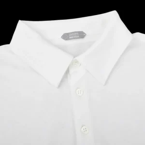 Zanone Polo Shirts | White Ice Cotton Polo Shirt
